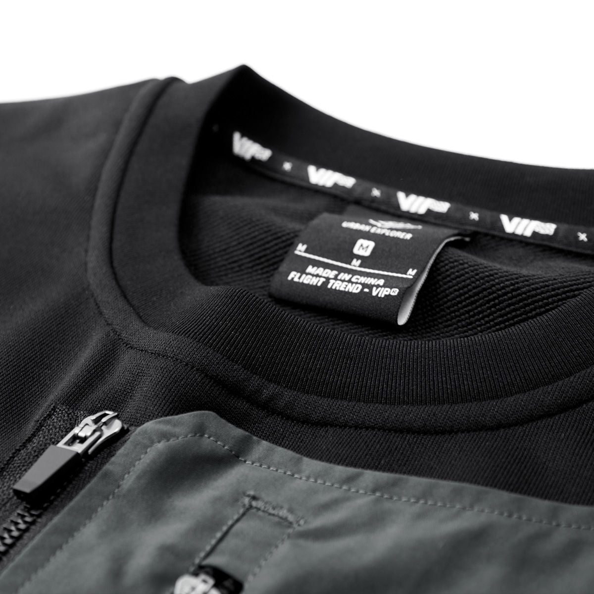 Men's Round Neck Bottoming Shirt Loose Functional Wind Workwear Top